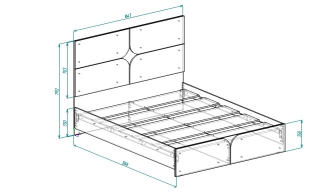 Кровать Монро КР-001 в Стерлитамаке - изображение 1