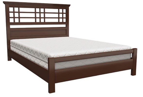 Кровать двуспальная Герда (Орех) 160х200 в Стерлитамаке - изображение