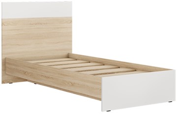 Кровать с основанием Кр-44 Лайт 90х200 Дуб Сонома/Белый в Уфе