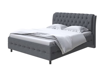 Полутороспальная кровать Como (Veda) 4 140х200, Рогожка (Savana Grey) в Стерлитамаке