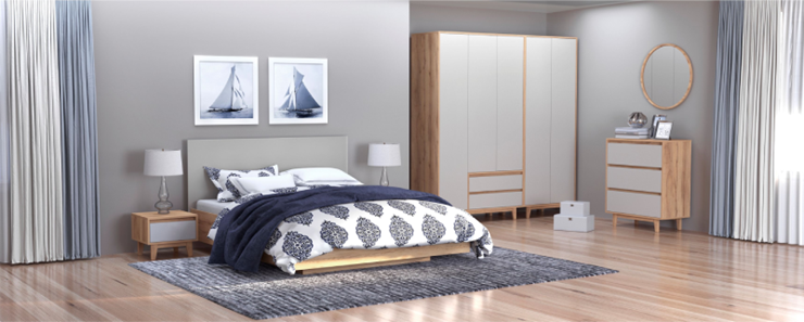 1,5 спальная кровать Кантри 160*200 см с подъемным механизмом, ЛДСП/МДФ в Стерлитамаке - изображение 1