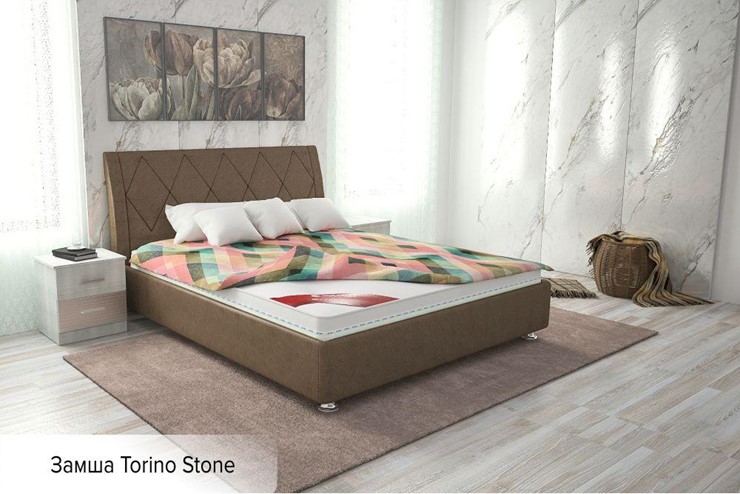 Кровать с подъемным механизмом Верона 140х200 (с коробом) в Стерлитамаке - изображение 6