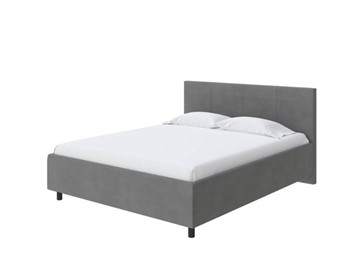 Кровать в спальню Como (Veda) 3 160х200, Велюр (Forest 17 Серый) в Стерлитамаке