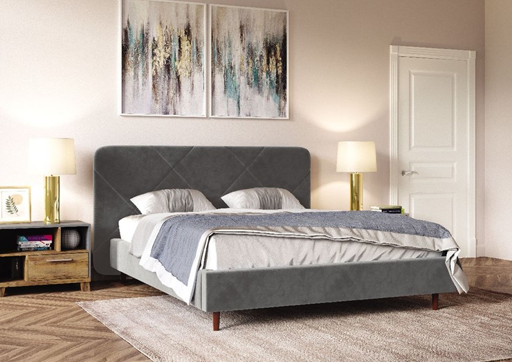 Спальная кровать Лима 160х200 (вариант 2) с подъёмным механизмом в Стерлитамаке - изображение 4