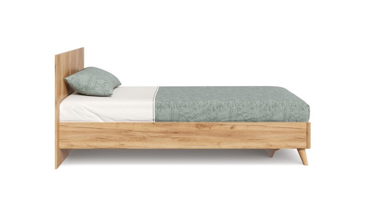 1-спальная кровать Марта-2 900 ЛД 406.160 с основанием, Дуб золотой в Стерлитамаке - изображение 5