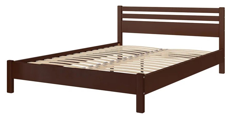 Спальная кровать Милена (Орех) 120х200 в Салавате - изображение 1
