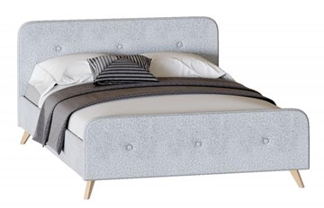 Кровать 1-спальная Сиерра 1200 (без основания) Аура серый в Салавате