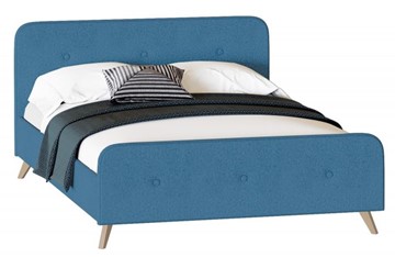 Кровать односпальная Сиерра 900 (без основания) Аура голубой в Стерлитамаке