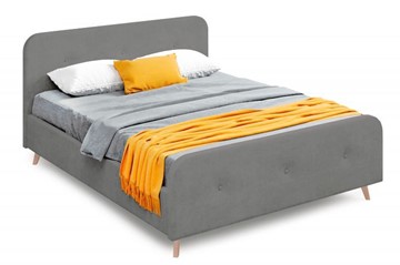 Спальная кровать Сиерра 900 (с подъемным механизмом и коробом) Торонто серый в Стерлитамаке
