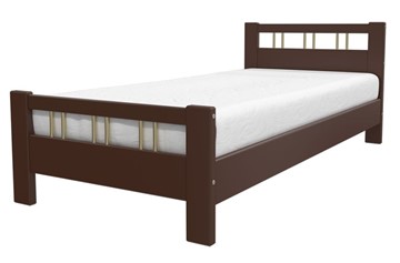 Спальная кровать Вероника-3 (Орех) 90х200 в Салавате