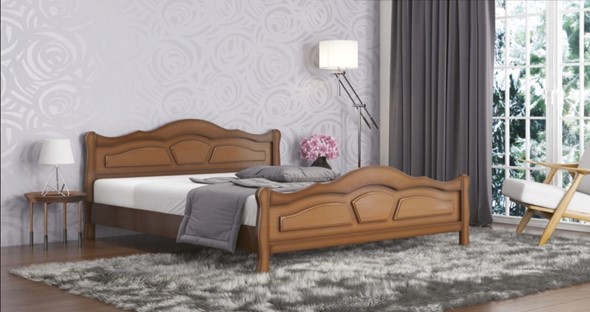 Спальная кровать Легенда 160*200 с основанием в Стерлитамаке - изображение