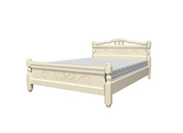 Кровать двуспальная Карина-6 (Слоновая кость) 160х200 в Стерлитамаке