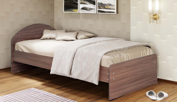 Кровать спальная 900х2000 с низкой ножной спинкой в Стерлитамаке - изображение