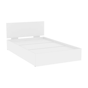 Полуторная кровать Алиса (L10) Белый, с основанием в Салавате