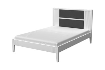 Спальная кровать Бетти из массива сосны (Белый Античный) 140х200 в Уфе