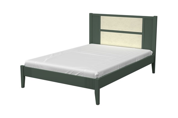 Полуторная кровать Бетти из массива сосны (Оливковый) 140х200 в Стерлитамаке - изображение