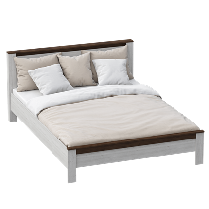 Кровать в спальню Даллас 160х200  Дуб Винтерберг / Таксония в Стерлитамаке - изображение