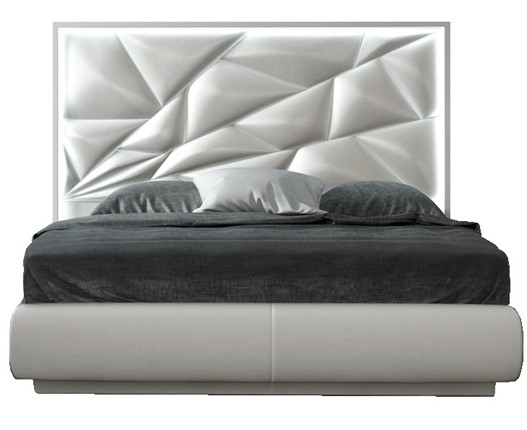 Кровать FRANCO KIU 1242 с LED подсветкой изголовья (160х200) в Стерлитамаке - изображение