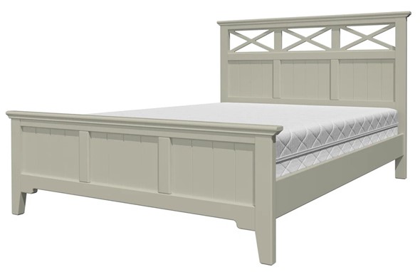 Кровать полуторная Грация-5 с фисташковым карнизом (Фисташковый) 140х200 в Салавате - изображение