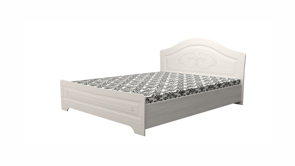 Полутороспальная кровать Ивушка-5 2000х1200, цвет Дуб беленый в Стерлитамаке - изображение