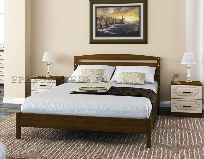 Кровать 1.5-спальная Камелия-1 (Венге) 140х200 в Салавате - изображение 2