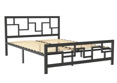 Кровать Лофт 3, 160х200, черная в Стерлитамаке - изображение 1