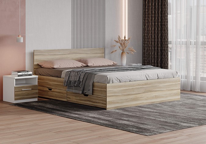 Спальная кровать Mariana 200х190, Ясмунд в Стерлитамаке - изображение 3