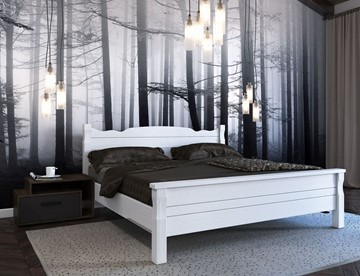 Двуспальная кровать Мюнхен-4 (Белый античный) 160х200 в Стерлитамаке - предосмотр 2