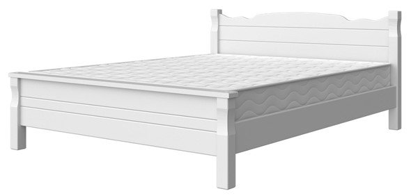 Кровать 1.5-спальная Мюнхен-4 (Белый античный) 140х200 в Стерлитамаке - изображение