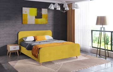 Спальная кровать Сиерра 1600 (без основания) Торонто горчица в Стерлитамаке - предосмотр 1