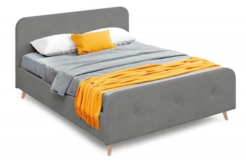 Полутороспальная кровать Сиерра 1400 (без основания) Торонто серый в Салавате