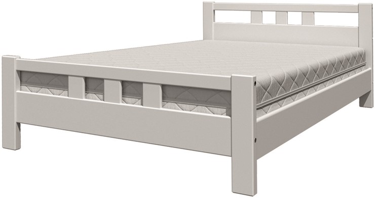 Кровать 1.5-спальная Вероника-2 (Белый Античный) 140х200 в Стерлитамаке - изображение 4