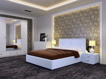 Спальная кровать Adele размер 140*200 с основанием в Стерлитамаке