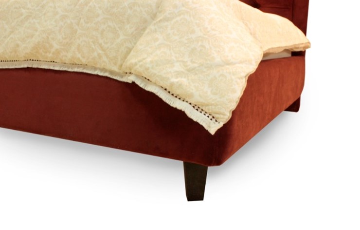 Кровать угловая без механизма высокими ножками Грета 1540х2150 мм в Стерлитамаке - изображение 6