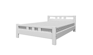 Кровать 1-спальная Вероника-2 (Белый Античный) 90х200 в Стерлитамаке