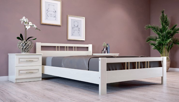 Двуспальные деревянные кровати: купить недорого в Москве от производителя — Райтон Москва