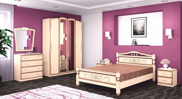 Гарнитур спальный Виктория (Лак) в Стерлитамаке - изображение