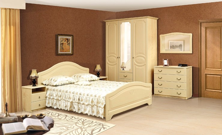 Спальный гарнитур Ивушка-5, цвет Дуб беленый в Стерлитамаке - изображение