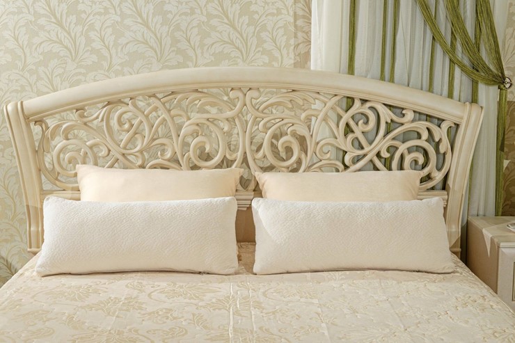 Спальный гарнитур Александрия, кровать, 2 тумбочки, Ленто в Стерлитамаке - изображение 2