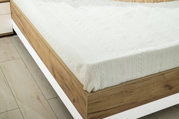 Модульная спальня Фиджи базовый набор, Дуб золотой/Белый в Стерлитамаке - предосмотр 7
