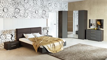 Модульная спальня Наоми №2, цвет Фон серый, Джут в Стерлитамаке - предосмотр 5