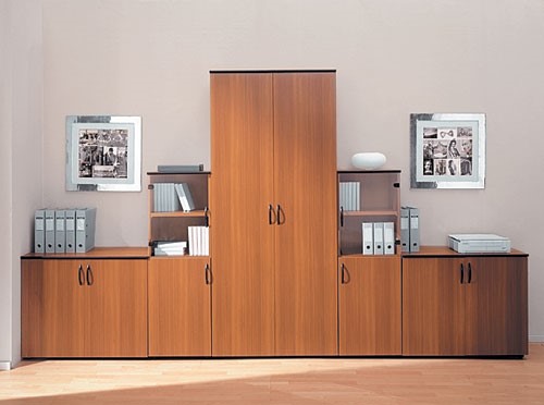 Офисный комплект мебели ДИН-Р (французский орех) в Стерлитамаке - изображение 4