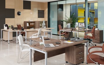 Комплект офисной мебели Xten S 1 - один стол с приставным брифингом в Уфе - предосмотр