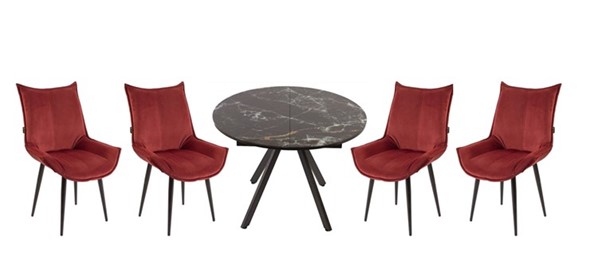 Обеденная зона стол Олимп, 4 стула Осло в Стерлитамаке - изображение