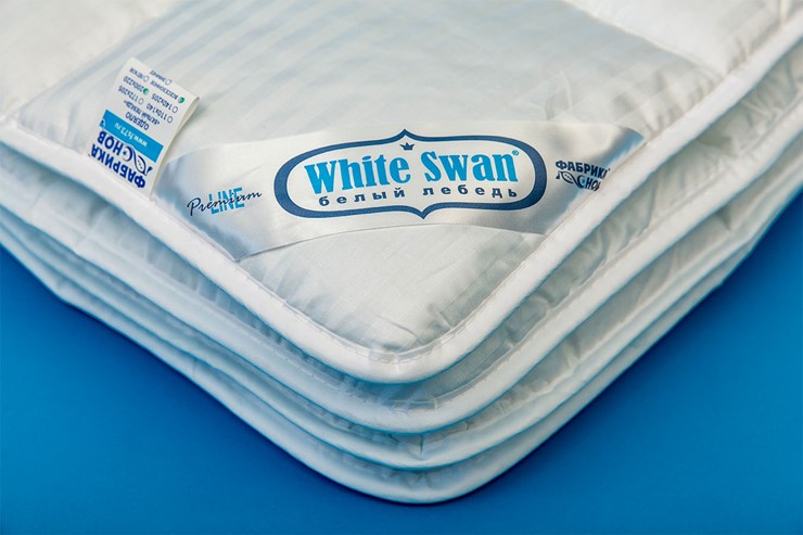 Одеяло всесезонное двуспальное Белый лебедь в Уфе - изображение 1