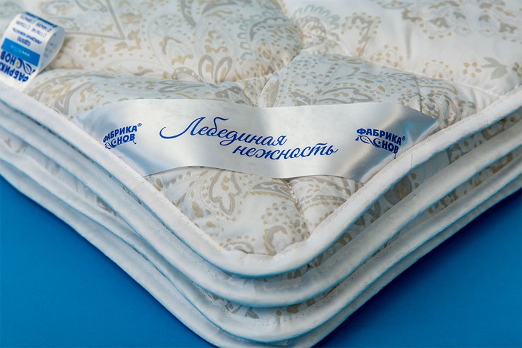 Одеяло всесезонное полутороспальное Лебединая нежность в Салавате - изображение 1