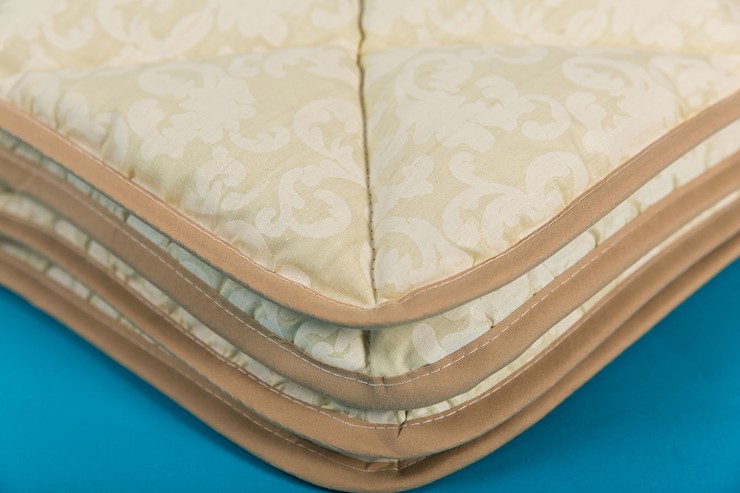Одеяло всесезонное полутороспальное Шерсть & Хлопок в Стерлитамаке - изображение 1