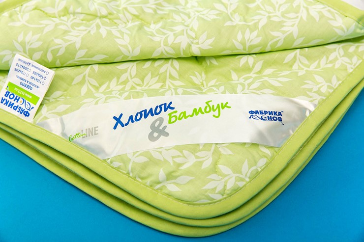 Одеяло лёгкое полутороспальное Хлопок & Бамбук в Салавате - изображение 1