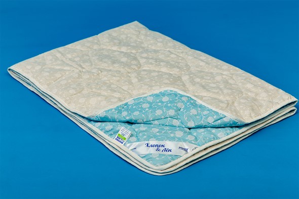 Одеяло легкое двуспальное Хлопок &  Лен в Стерлитамаке - изображение