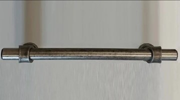 Ручка-скоба (128 мм), античное серебро Прованс в Салавате
